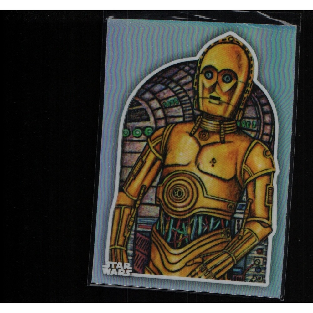 2023 Topps Chrome Star Wars C-3PO Return of the Jedi 40th Anniversary Insert